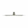 Kibi Cube 10 Metal Ultra Thin Profile Rain Shower Head 1.75 GPM - Brushed Nickel SH1003BN